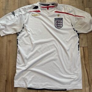 Umbro White England Men's size large Vintage Kit